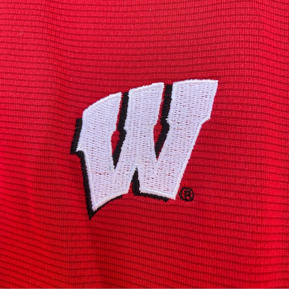 PING 1/4-Zip Red University of Wisconsin "W" Pullover XL - Picture 4 of 13
